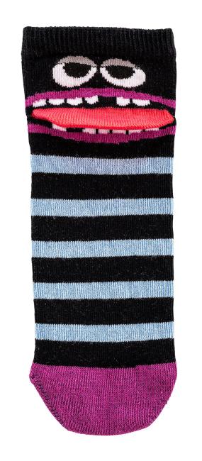 6 Paar TippTexx 24 Kinder Sneakersocken Freche Bande